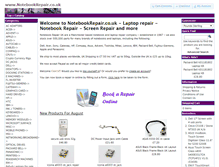 Tablet Screenshot of notebookrepair.co.uk